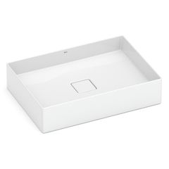 Cuba de Apoio Retangular Branca 51x36cm T6 Terra Roca