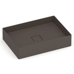 Cuba de Apoio Retangular Cafe 51x36cm T6 Terra Roca