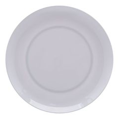 Prato para Sobremesa de Melamina Milão Branco 18cm - Lyor