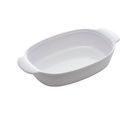 Travessa Oval de Melamina Milão Branca 32cm X 18cm X 6cm - Lyor