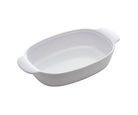 Travessa Oval de Melamina Milão Branca 23cm X 13cm X 5cm - Lyor