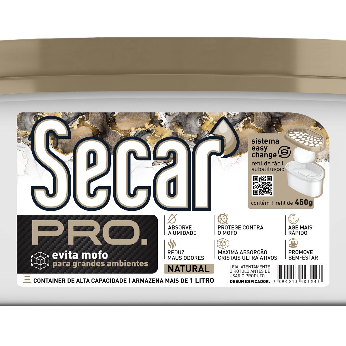 Desumidificador Secar Pro Container + Refil 450g Secar, marca Secar - Foto Principal