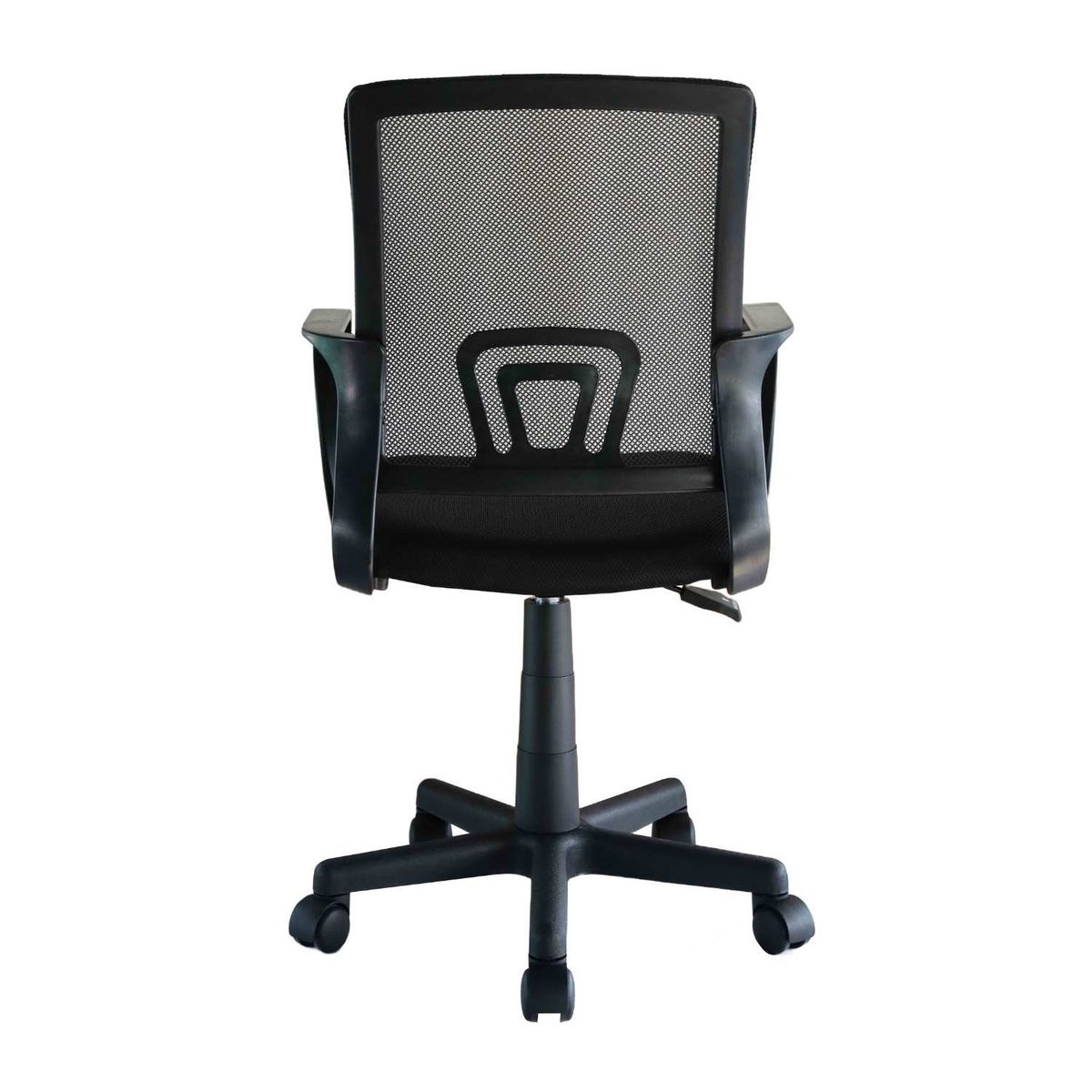 Cadeira Escritório Mesh Preta Giratória com Braço Regulável, marca Just Home Collection - Foto 2