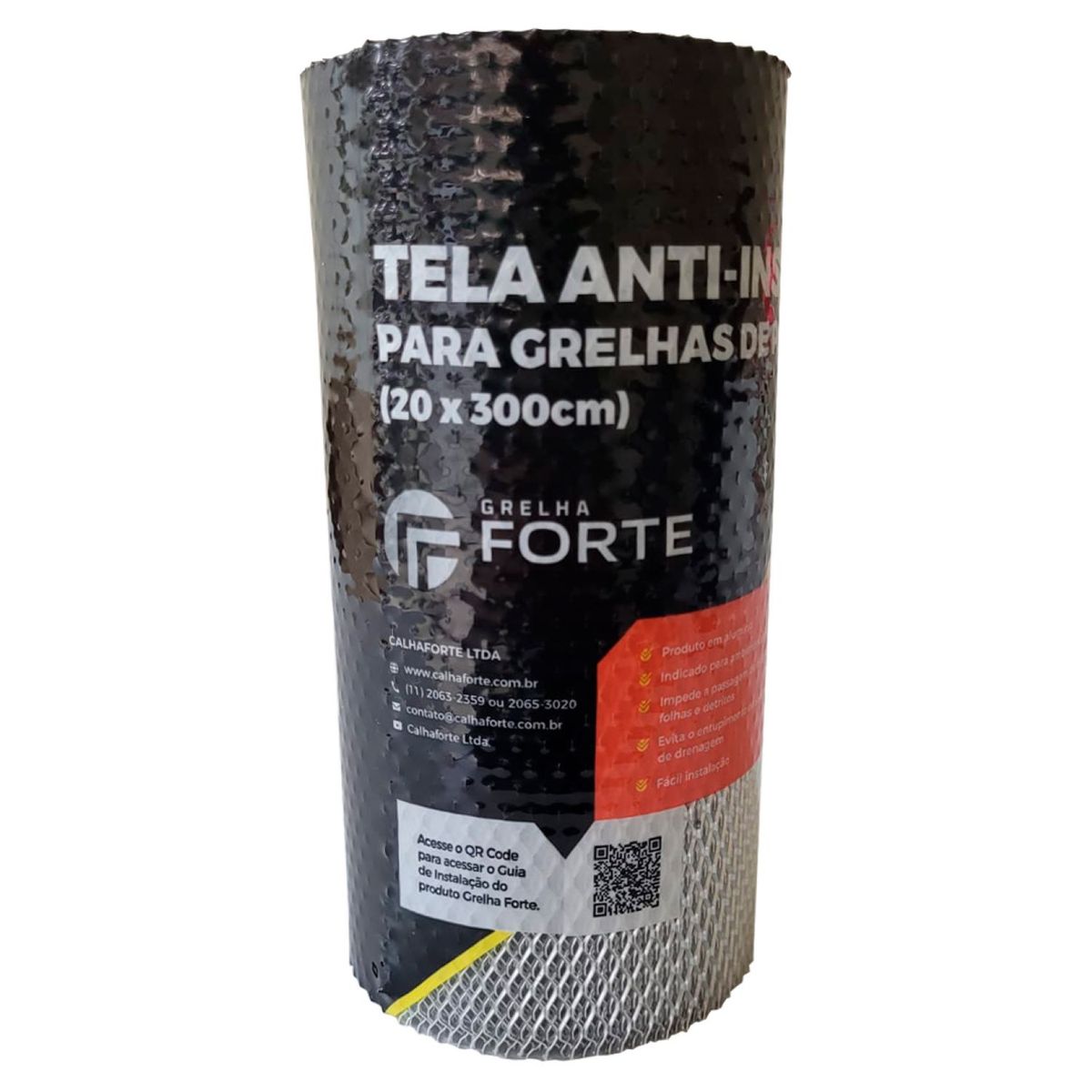 Tela Anti Inseto Al Grelhas 20cmx300cm, marca Calhaforte - Foto Principal