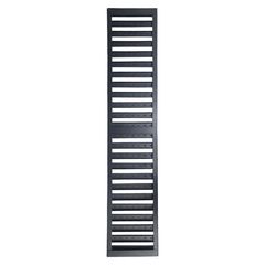 Grelha Veic Preta  Aço 20cmx100cm