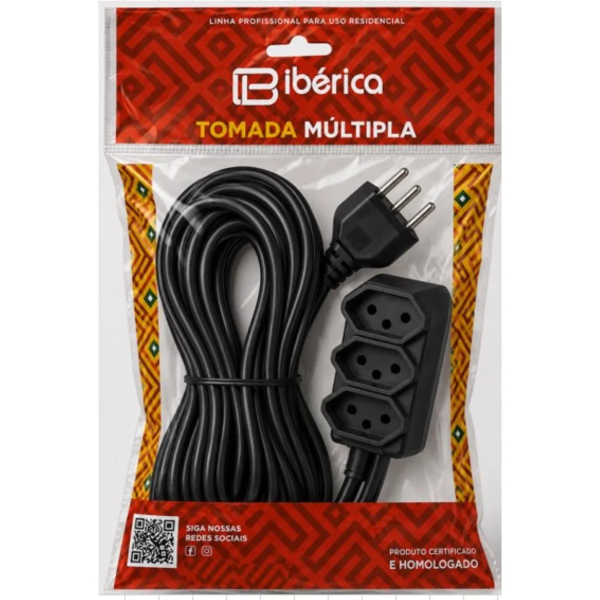 Extensao multipla Iberica  Paralelo 2x0,75 - 10 metros 10 A, marca Ibérica - Foto Principal