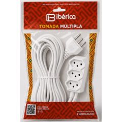 Extensao multipla Iberica  Paralelo 2x0,75 - 10 metros 10 A