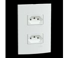Conj 2 Tomadas 10a Lunare Up Br Fo Schneider