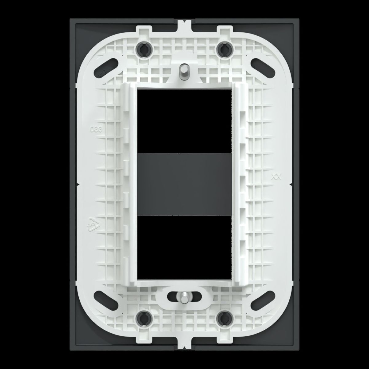 Pl com Suporte 4x2 2p Lunare Up Gr Fo Schneider, marca Schneider - Foto 2