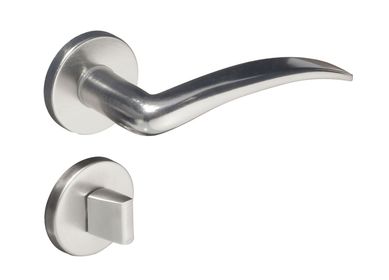 Fechadura 802 WC (Banheiro) Cromado Acetinado