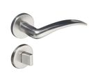 Fechadura 802 WC (Banheiro) Cromado Acetinado