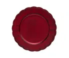 Sousplat Galles Gardenia Rouge Antique