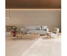 Porcelanato Externo Retificado Travertino Classico 100x100cm Caixa 3,00m² Biancogres