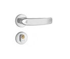 Fechadura Externa Home Roseta Cromada, 40mm