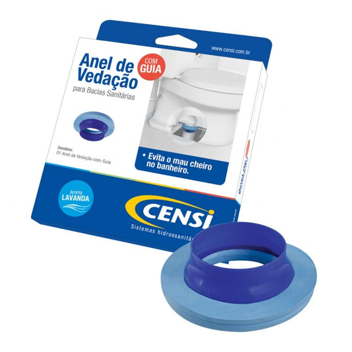 Anel De Vedação Para Bacia Com Guia, marca Censi - Foto Principal
