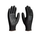Luva de Poliester com Pu Preto 9 Imbat