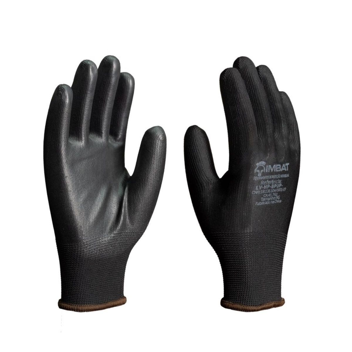 Luva de Poliester com Pu Preto 10 Imbat, marca Imbat - Foto Principal
