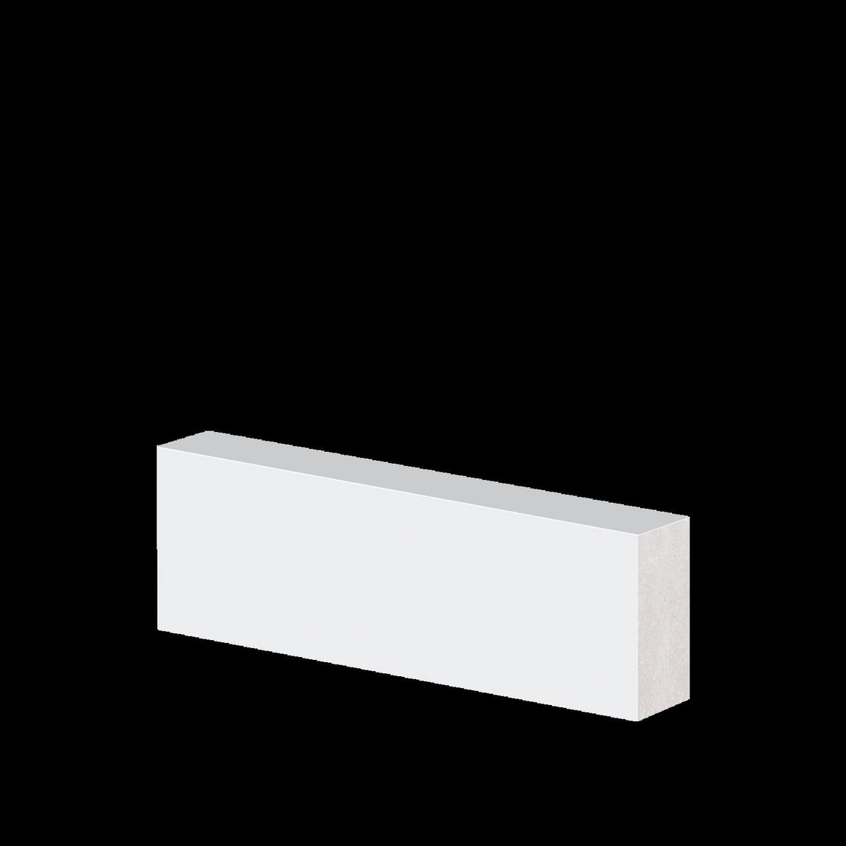 Rodameio Poliestireno Liso Branco 240x03cm Arquitech, marca Arquitech - Foto Principal