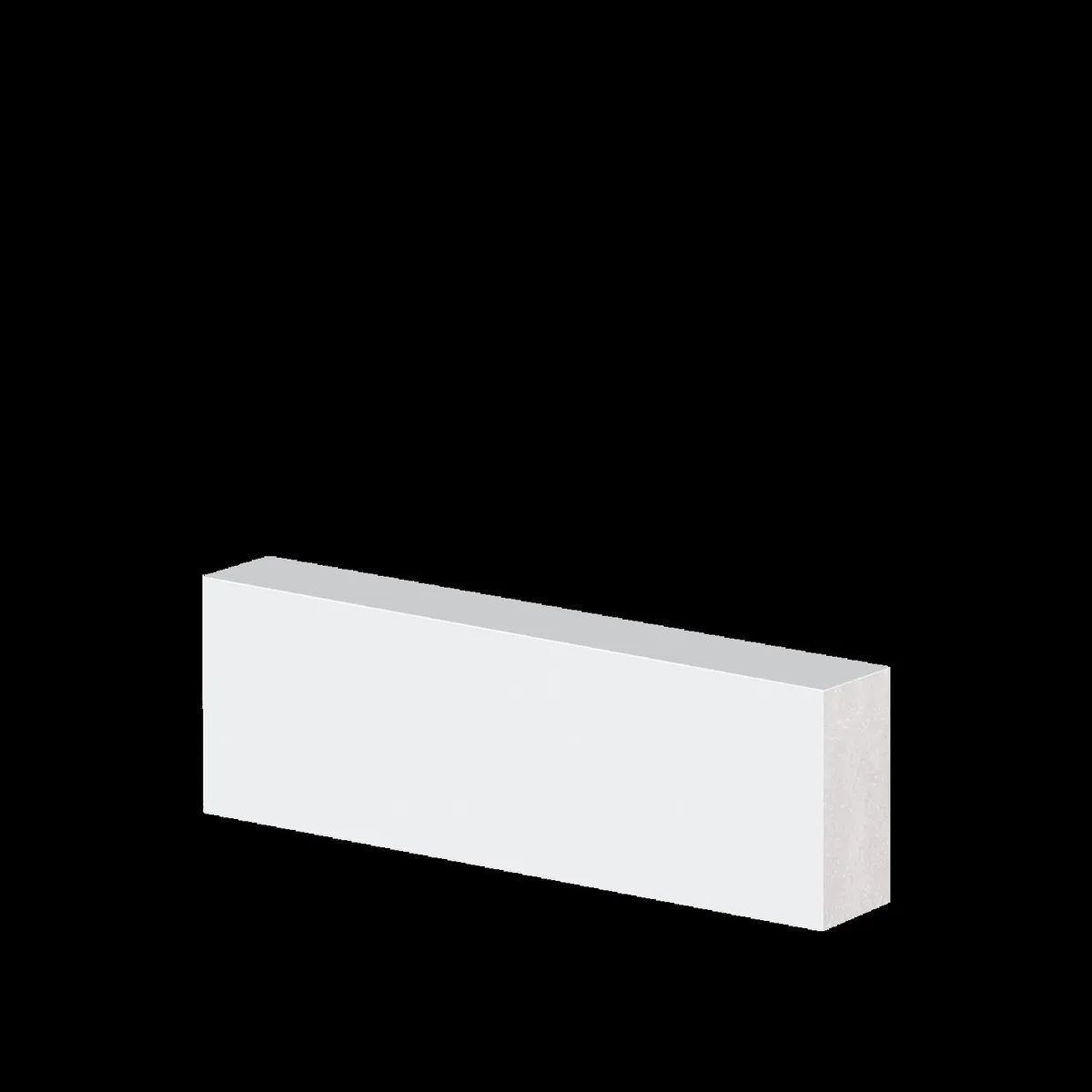 Rodameio Poliestireno Liso Branco 240x03cm Arquitech, marca Arquitech - Foto Principal