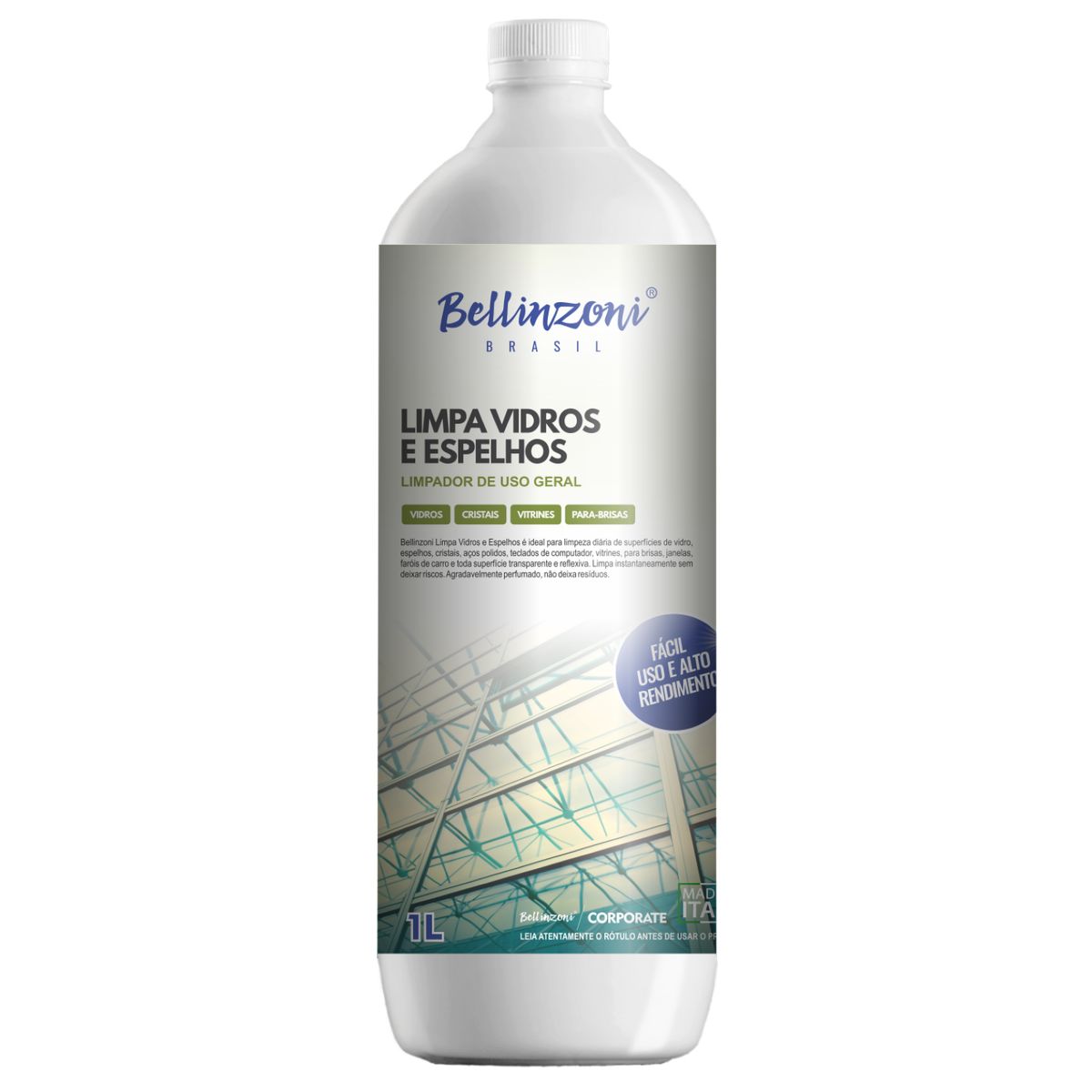 Limpa Vidros e Espelhos - 1 L Bz Bellinzoni, marca Bellinzoni - Foto Principal