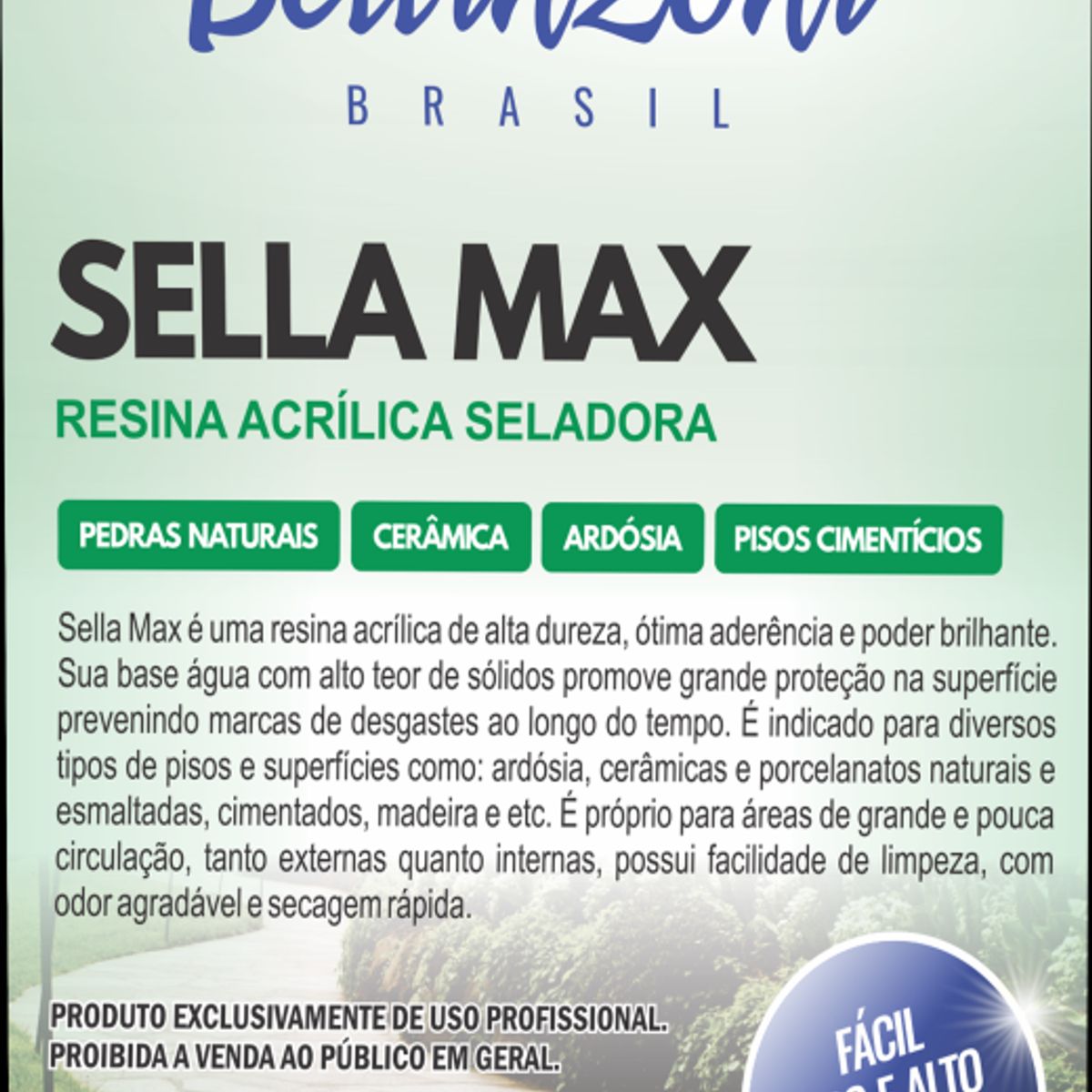 Protetor de Piso Sella Max 1l Bellinzoni, marca Bellinzoni - Foto Principal