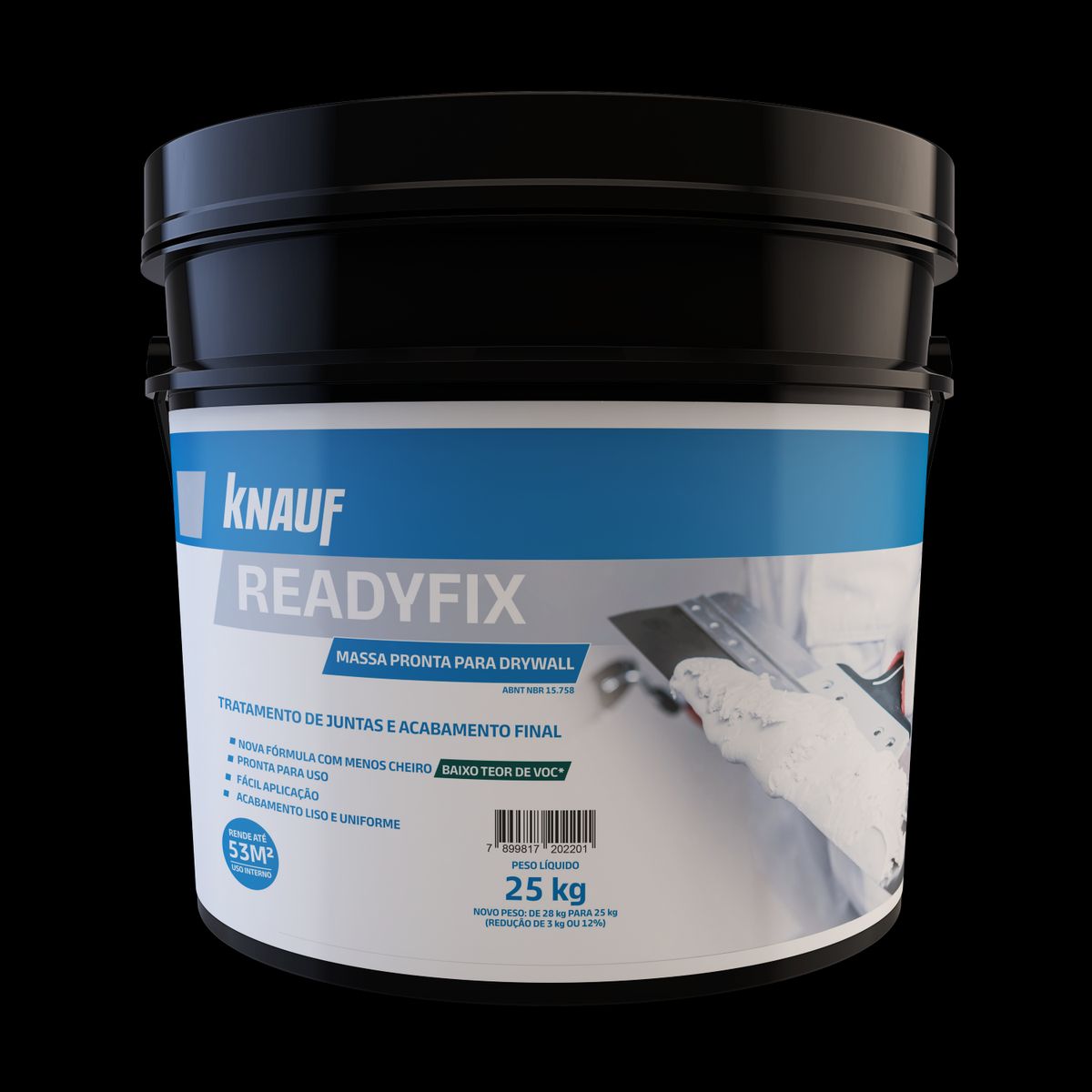 Knauf Drywall Massa Readyfix, marca Readyfix - Foto Principal