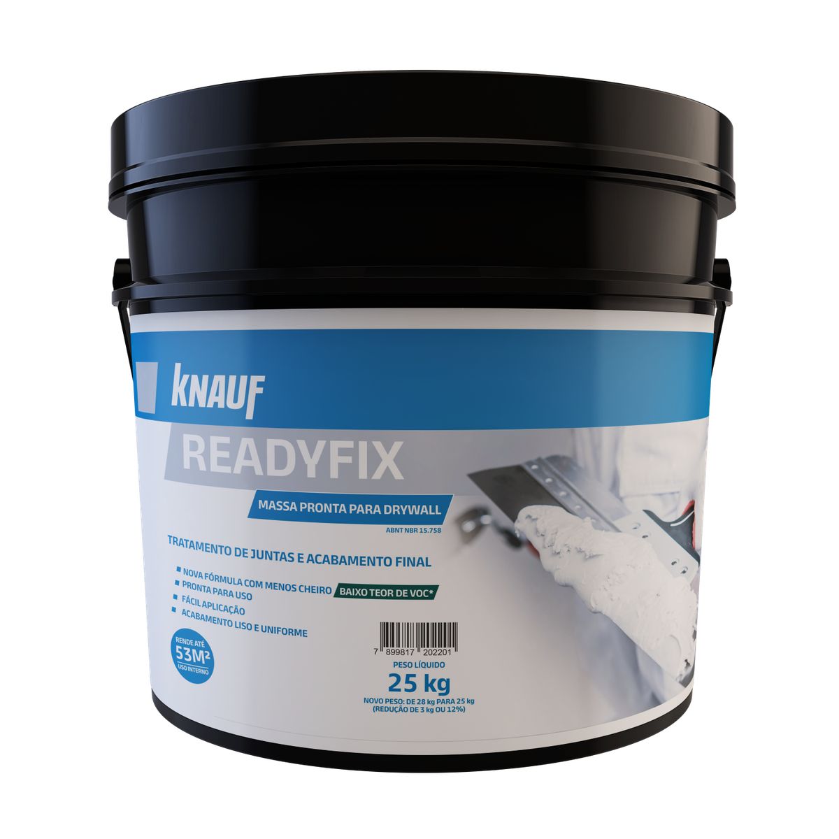 Knauf Drywall Massa Readyfix, marca Readyfix - Foto Principal