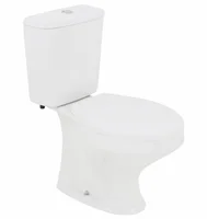 Kit Vaso Sanitário com Caixa Acoplada e Assento Branco Duplo Acionamento 3/6L Ravena Deca