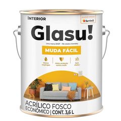 Glasu Muda Fácil Fosco 3,6 L Foto Antiga Glasu!