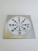 Ralo Quadrado 15x15cm com Fecho Abre e Fecha Clarinox