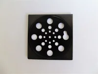 Ralo Black Quadrado 10x10cm Clarinox