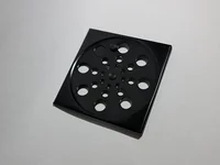 Ralo Black Quadrado 10x10cm com Fecho Abre e Fecha Clarinox