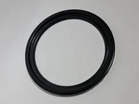 Caixilho Porta-grelha Black Redondo 10cm Clarinox