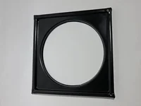 Caixilho Porta-grelha Black Quadrado 15x15cm Clarinox