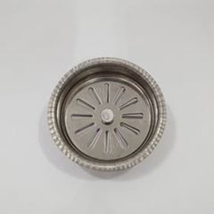 Cesta para Válvula Americana em Aço Inox com Fundo Reto e Fecho Clarinox