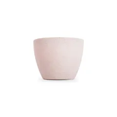 Vaso Nature Baixo 22x28 Branco Marmore