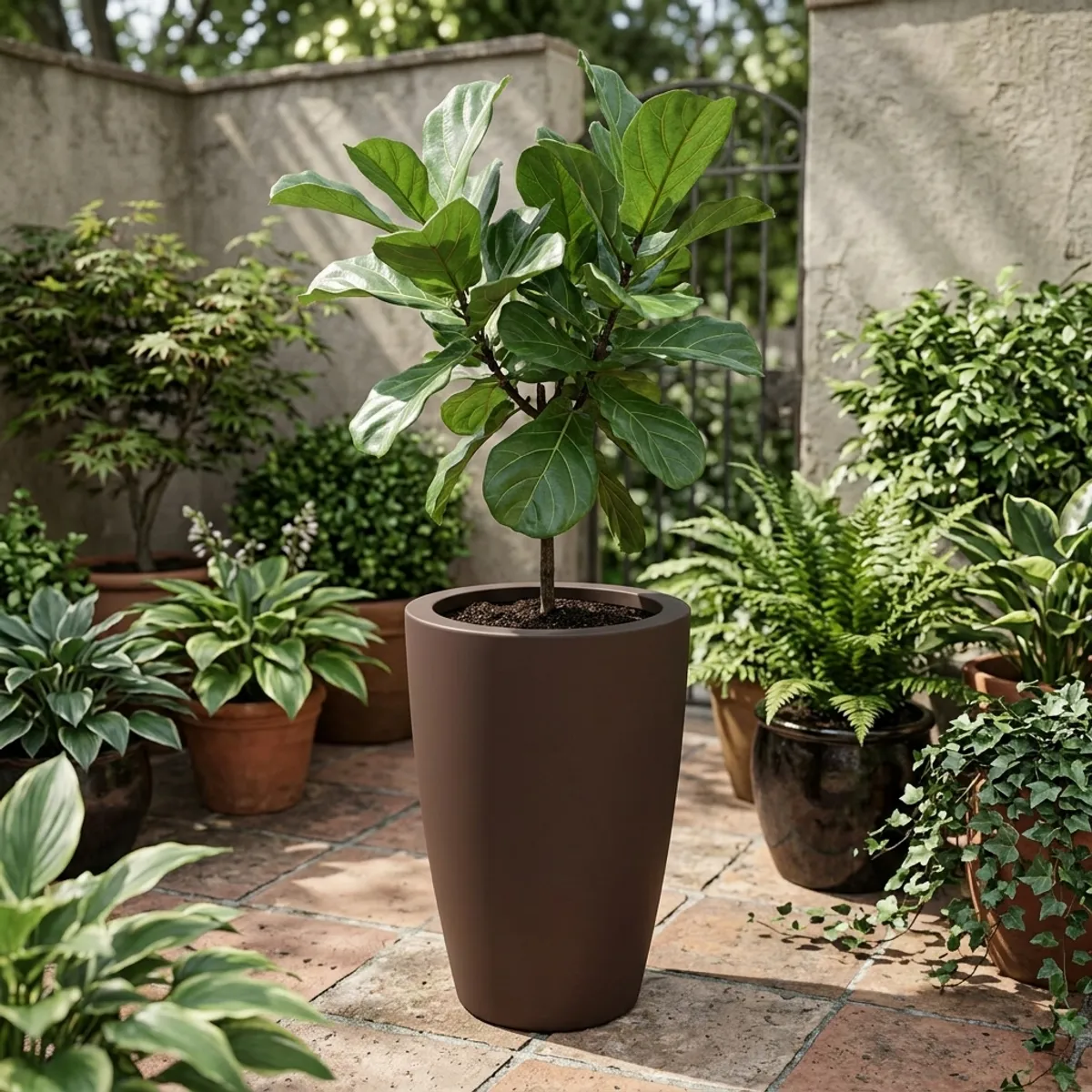 Vaso Cone Nature 55x38 Marrom Vasap Design, marca Vasap Design - Foto 2