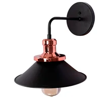 Arandela Melbourne na Preto com Rose ARS Iluminação