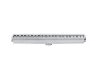 Ralo Linear com Grelha 7x52 Cinza Platina