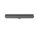 Ralo Linear com Grelha 7x52 Cinza