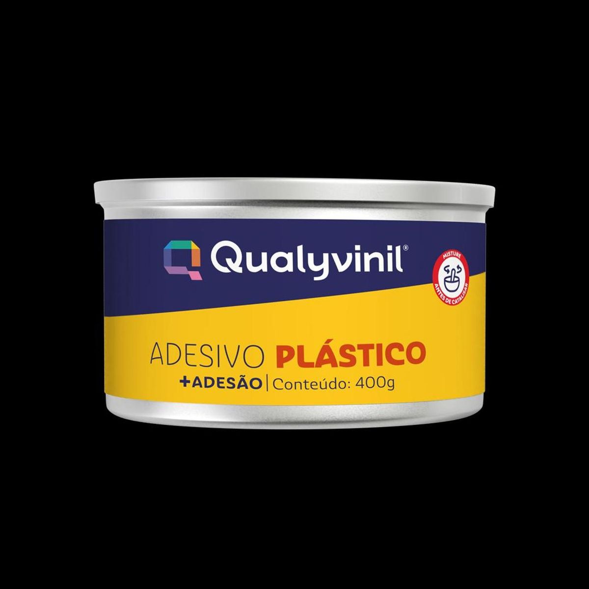 Kit Adesivo Plástico Preto, marca Qualyvinil - Foto 2