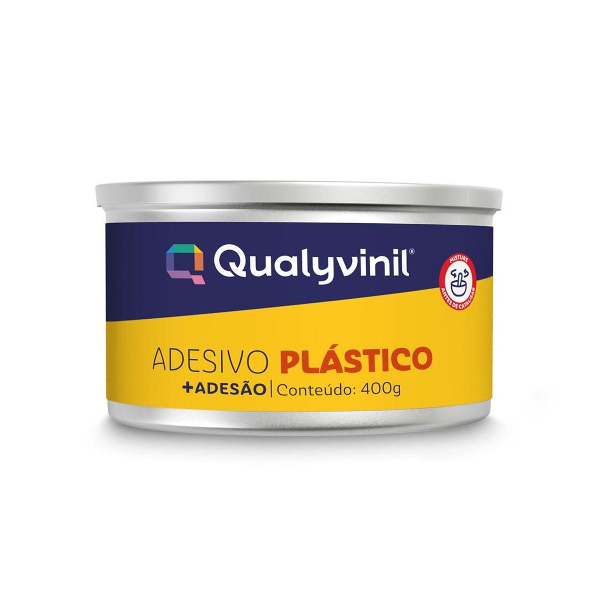 Kit Adesivo Plástico Branco, marca Qualyvinil - Foto 2