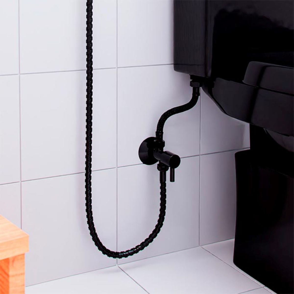 Registro C/ Derivacao para Ducha Preta, marca Blukit - Foto Principal