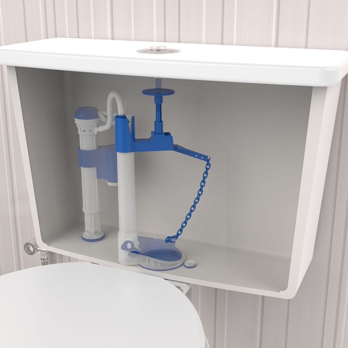 Acionador Superior para Caixa Acoplada, marca Blukit - Foto Principal