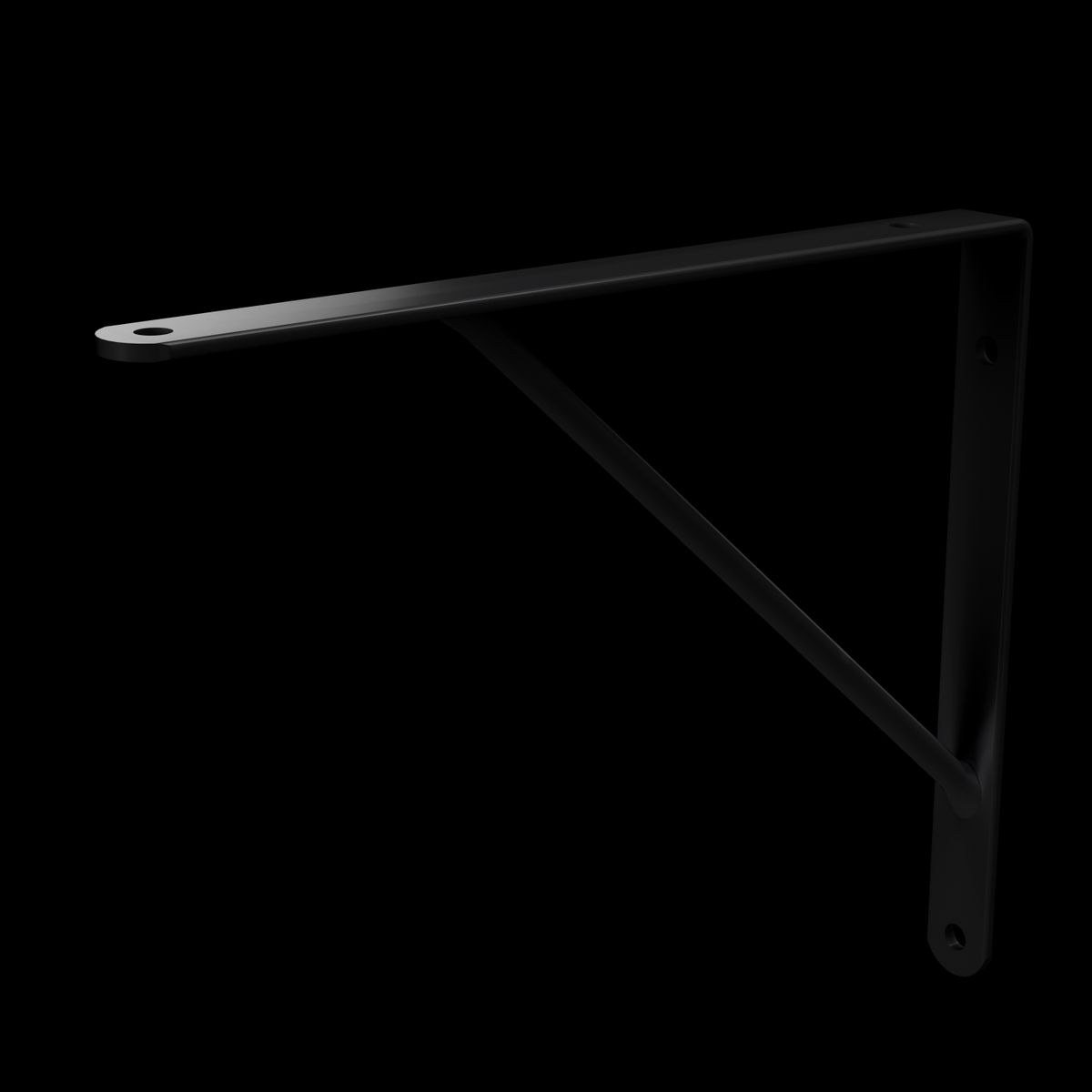 Suporte Mao Francesa Leve 18cm Preto Dicarlo, marca Dicarlo - Foto Principal