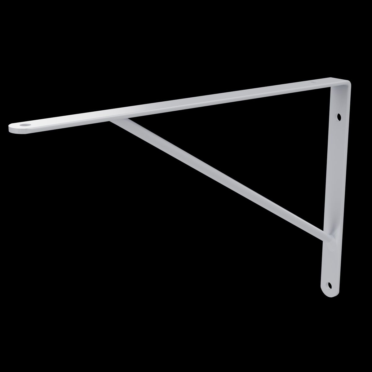 Suporte Mao Francesa Leve 23cm Branco Dicarlo, marca Dicarlo - Foto 2
