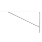 Suporte Mao Francesa Leve 28cm Branco Dicarlo
