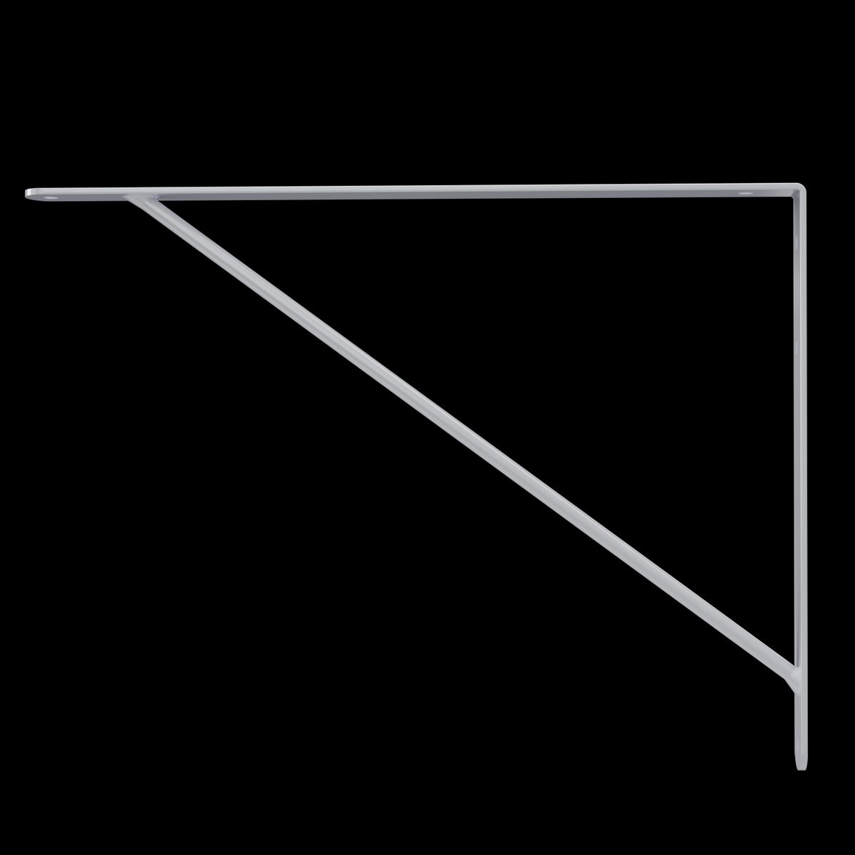 Suporte Mao Francesa Leve 48cm Branco Dicarlo, marca Dicarlo - Foto Principal