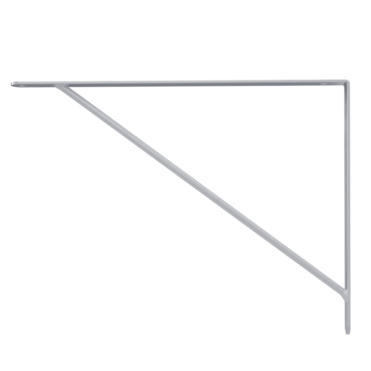 Suporte Mao Francesa Leve 48cm Branco Dicarlo, marca Dicarlo - Foto Principal
