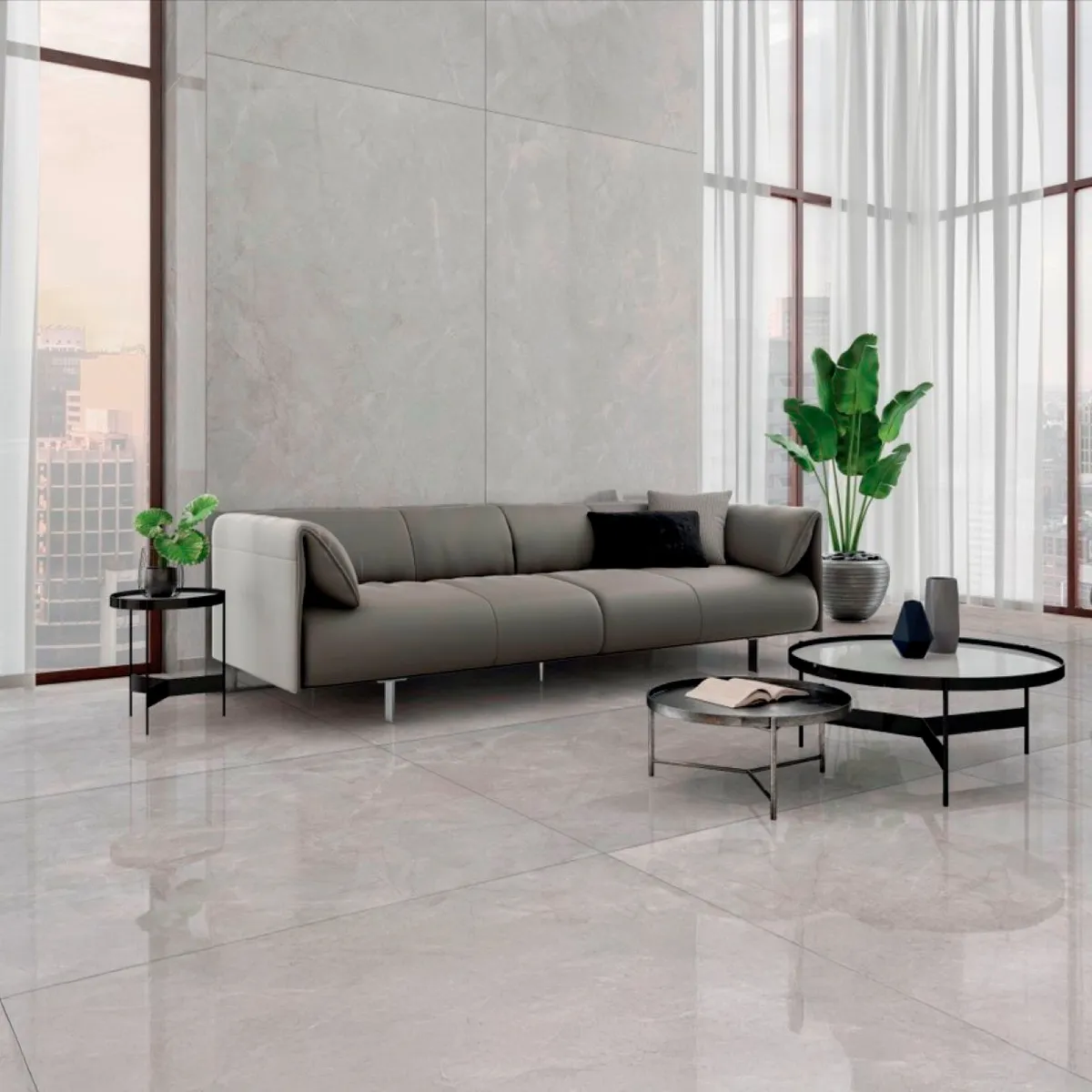 Porcelanato Polido Retificado Mare D'Autunnot 120x120cm Caixa 2,87m², marca Portobello - Foto Principal